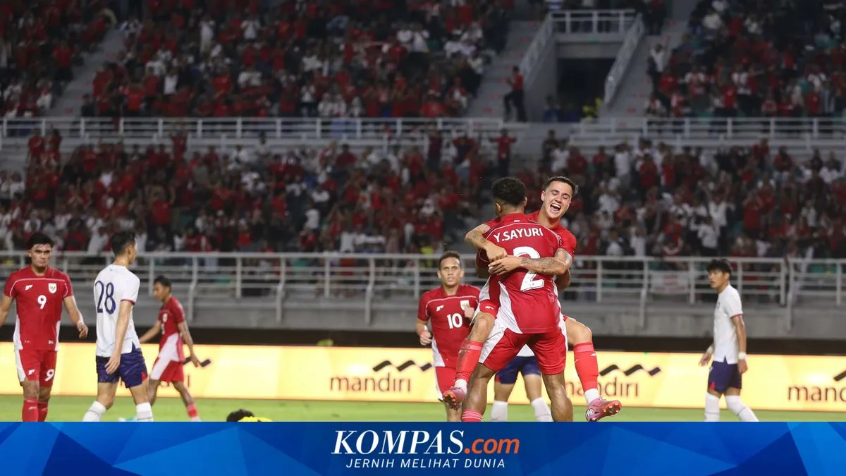 Timnas Indonesia Menang Telak 6-0 atas Taiwan, Kluivert Catat Keberhasilan Taktik