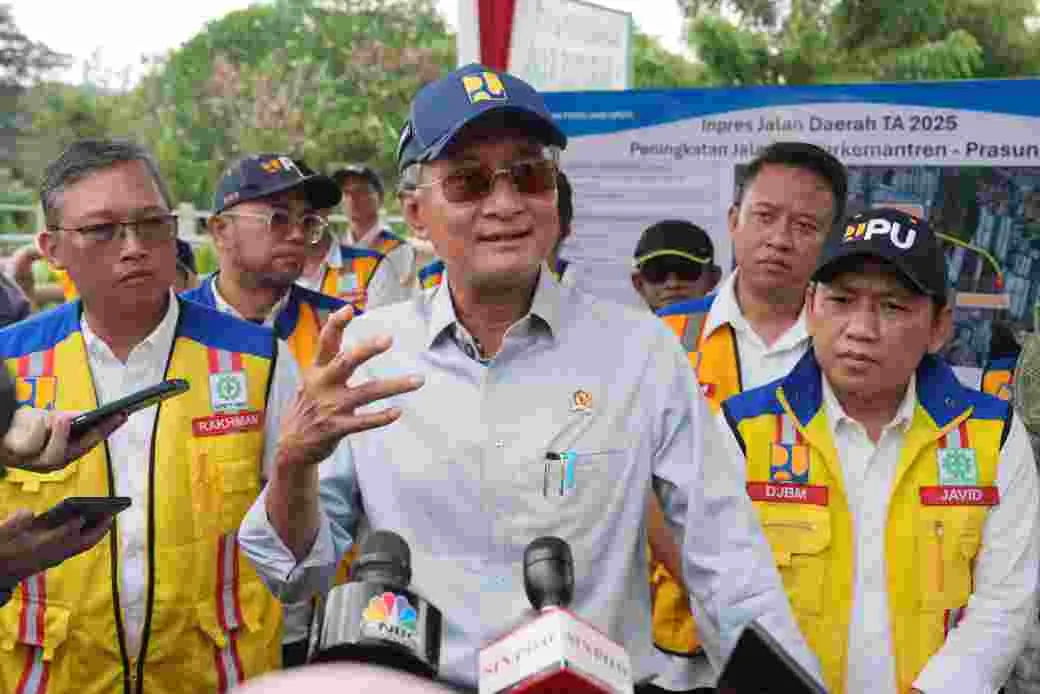 Menteri PU Tinjau Proyek IJD Ruas Banjarkemantren–Prasung di Sidoarjo