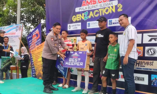 Kapolsek Seyegan Meriahkan Final AMS Cup Genzation Piala Bupati Sleman 2026