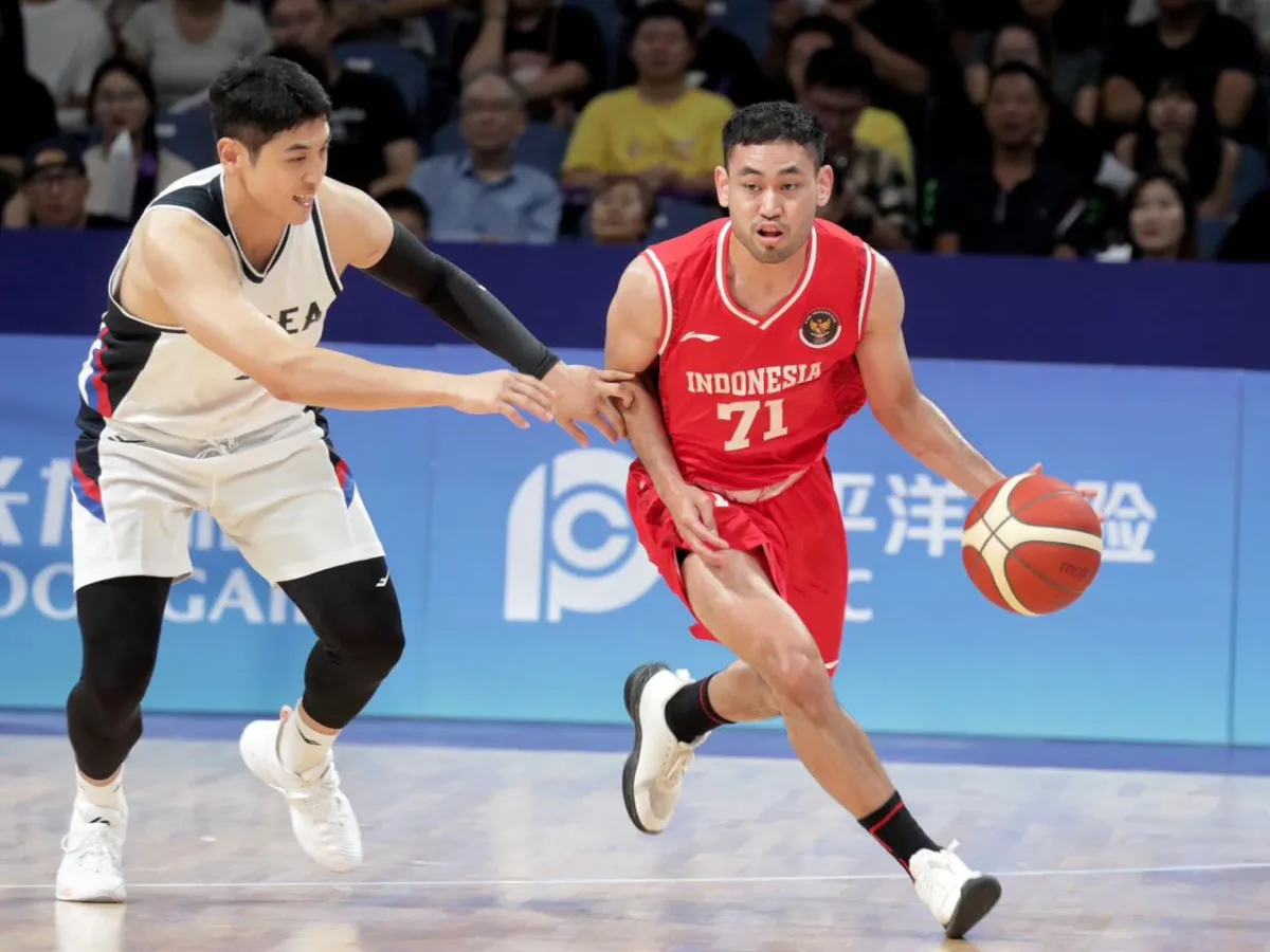 Indonesia Kalah Telak 95-55 dari Korsel di Laga Perdana Asian Games 2022