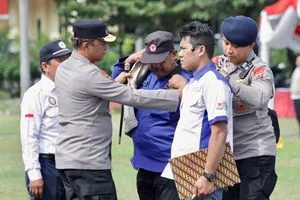 Polda Jatim dan Serikat Pekerja Gelar Apel Kebangsaan untuk Stabilitas Kamtibmas