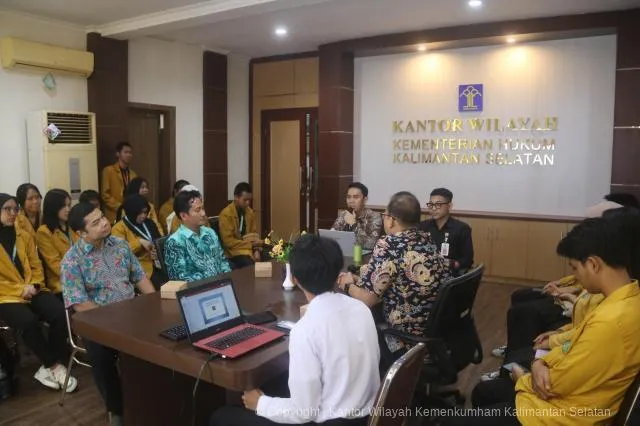 Mahasiswa Humaniora UNISM Pelajari Proses Legislasi di Kemenkum Kalsel