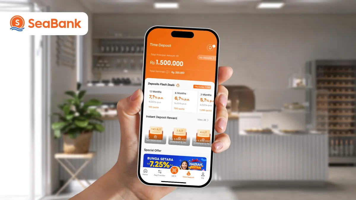 SeaBank Catat 10 Juta Transaksi Harian, Gen Z Fokus pada Deposito Digital
