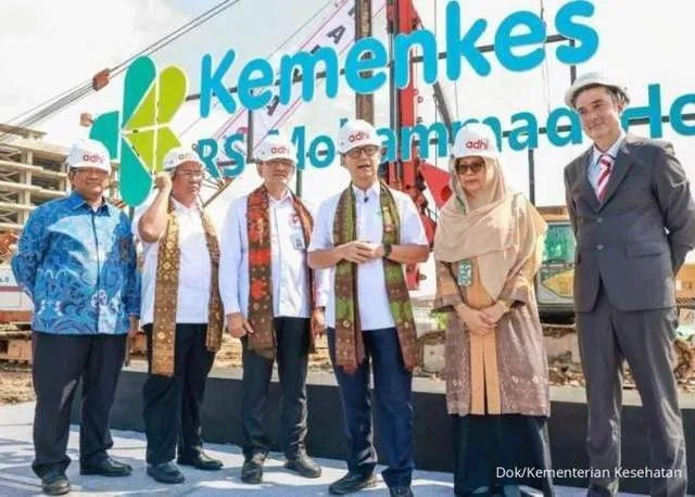 Pembangunan Gedung Onkologi RSMH Palembang Masuki Tahap Finishing