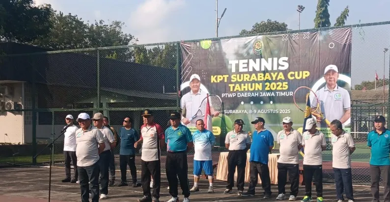 Pengadilan Tinggi Surabaya Gelar Turnamen Tenis KPT Cup untuk Tingkatkan Kesehatan