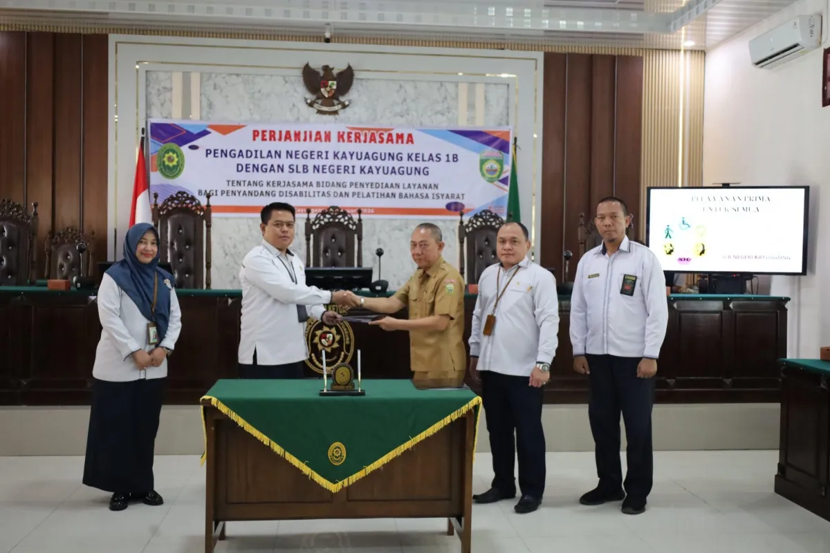 PN Kayuagung Perkuat Pelayanan Ramah Disabilitas di Awal Tahun
