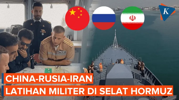 Latihan Angkatan Laut Gabungan China, Rusia, dan Iran di Selat Hormuz