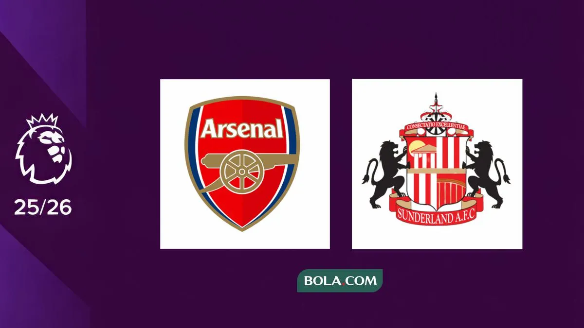 Streaming Langsung Pertandingan Arsenal vs Sunderland