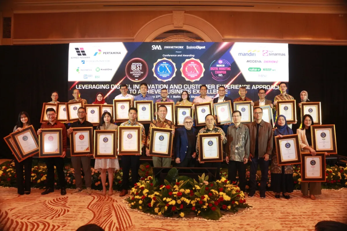 SWA Media Group Berikan Penghargaan Inovasi Digital dan Pengalaman Pelanggan 2025