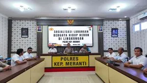Polres Kepulauan Meranti Sosialisasikan Larangan Gaya Hidup Hedonis untuk Personel