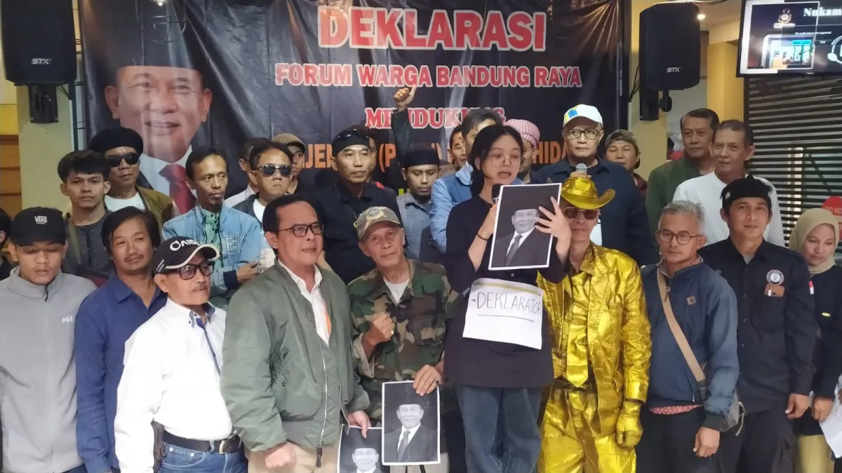 Forum Warga Bandung Raya Deklarasikan Dukungan untuk Taufik Hidayat sebagai Calon Gubernur Jawa Barat