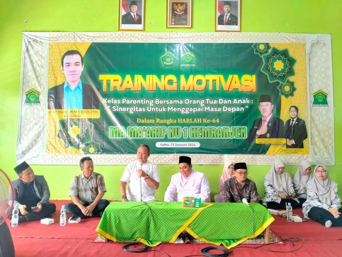 Pelatihan Parenting MA Ma'arif NU 1: Sinergi Orang Tua dan Anak untuk Masa Depan