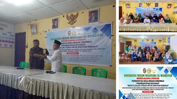 UMN Al Washliyah Laksanakan Pengabdian Masyarakat di Desa Medan Sinembah