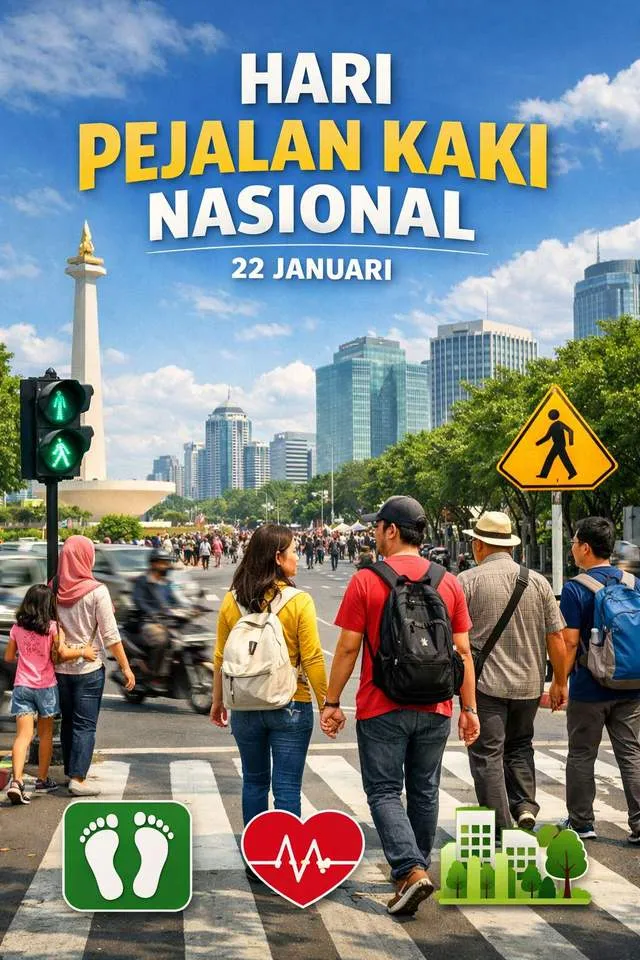 Hari Pejalan Kaki Nasional: Menghormati Hak dan Keselamatan di Ruang Publik