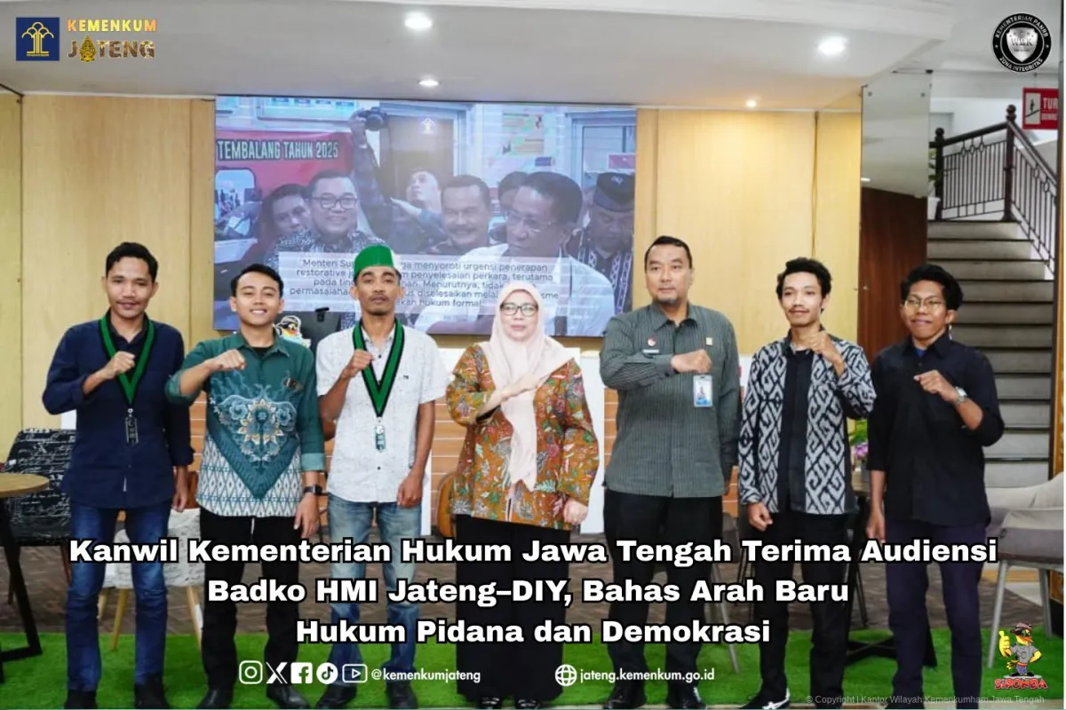 Kanwil Kemenkum Jateng Ikuti Sosialisasi Permenkum 51/2025 untuk Tingkatkan Tata Kelola Kebijakan Publik