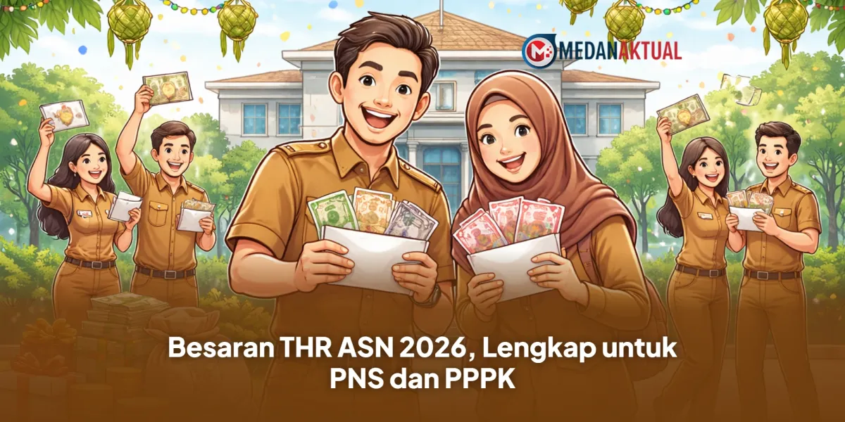 Rincian THR ASN 2026 untuk PNS dan PPPK Menjelang Idul Fitri