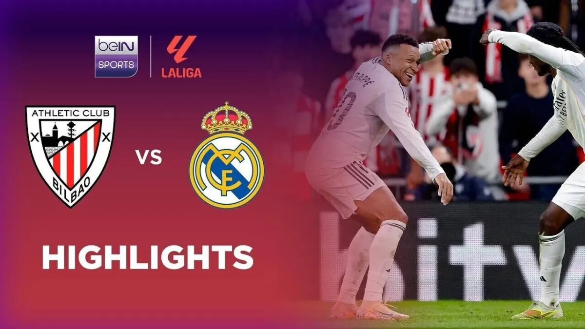 Sorotan Pertandingan Athletic Club Melawan Real Madrid di LaLiga 2025/26