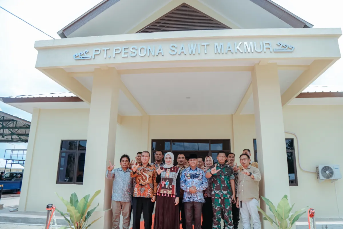 Wakil Gubernur Lampung Resmikan Pabrik Kelapa Sawit PT Pesona Sawit Makmur di Lampung Timur