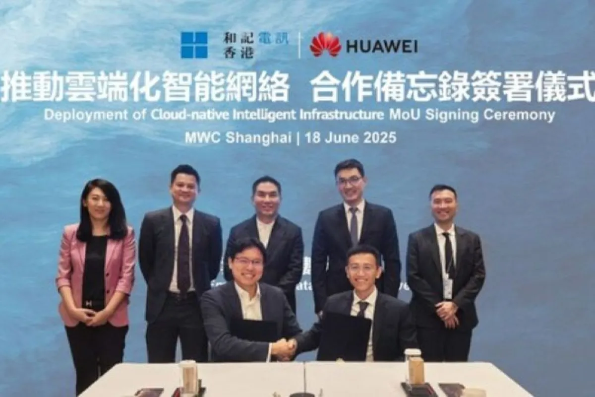 HTHK dan Huawei Tandatangani MoU untuk Transformasi Jaringan AI dan Komputasi Awan