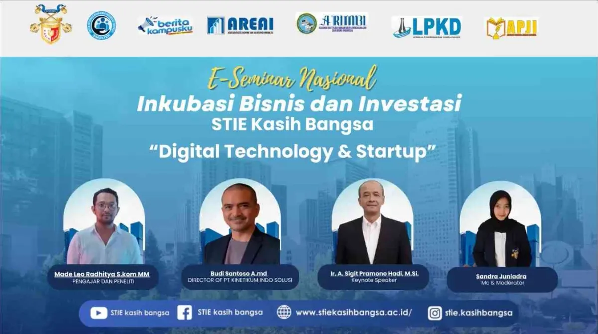 Webinar STIE Kasih Bangsa Bahas Peluang dan Tantangan Startup Digital