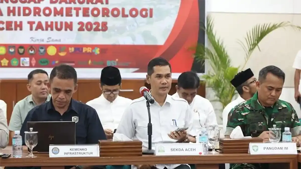 Rakor Rehabilitasi Infrastruktur Pascabencana Banjir dan Longsor di Aceh