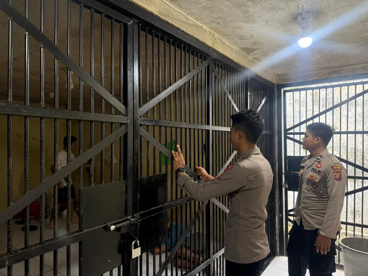 Polsek Muara Wahau Lakukan Pengecekan Tahanan untuk Pastikan Keamanan dan Kesejahteraan