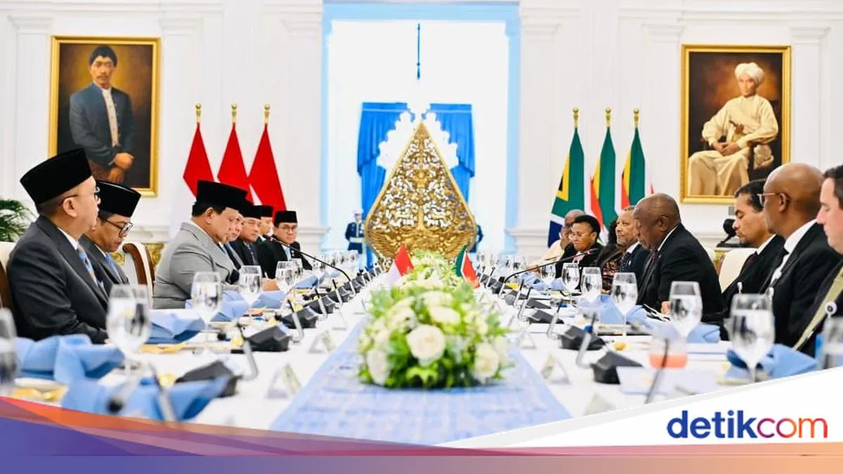 Presiden Afrika Selatan Terpesona oleh Jamuan Makan Siang di Istana Merdeka