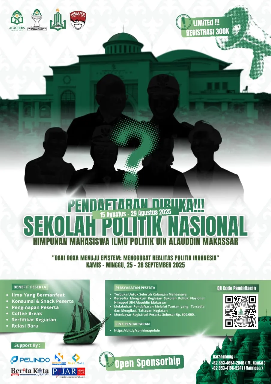 Himapol UINAM Buka Pendaftaran Sekolah Politik Nasional 2025