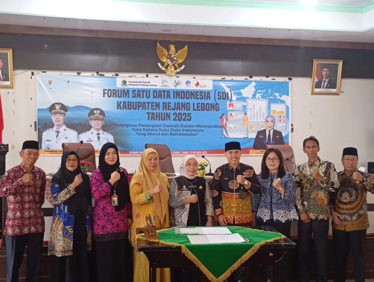 Rejang Lebong Raih Peringkat Tiga Pengelolaan Satu Data Indonesia