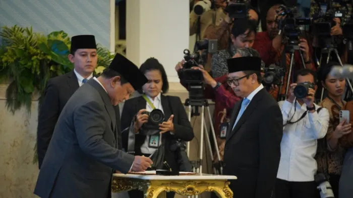 Juda Agung Dilantik sebagai Wamenkeu, Siap Dukung Pertumbuhan Ekonomi Nasional