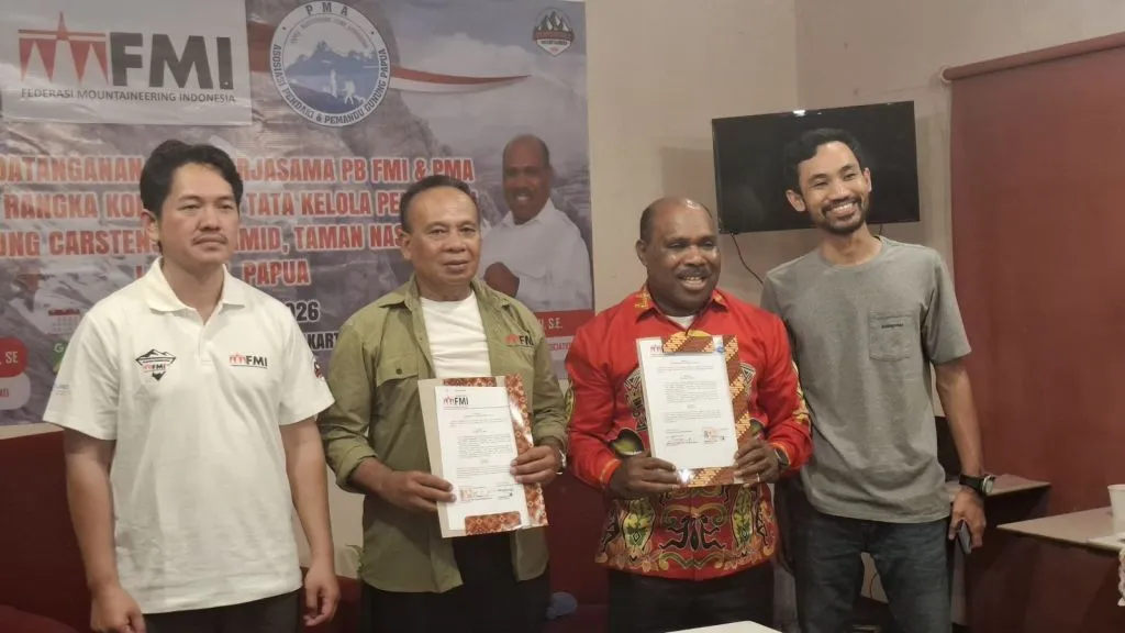 FMI dan PMA Kolaborasi Tingkatkan Tata Kelola Pendakian Carstensz Pyramid
