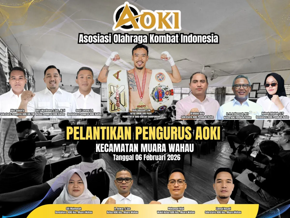 AOKI Kutim Perluas Jangkauan Olahraga Kombat ke Muara Wahau dan Kombeng