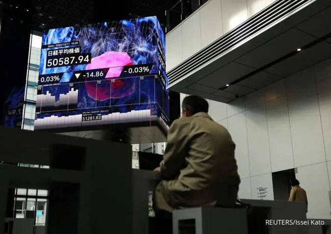 Indeks Nikkei 225 Turun ke Level Terendah Tiga Pekan Dipicu Kekhawatiran Terhadap Prospek Kecerdasan Buatan
