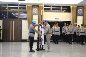 Kapolri Resmikan Keberangkatan Satgas FPU 7 MINUSCA untuk Misi Perdamaian di Afrika Tengah