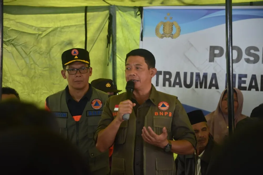 Kepala BNPB Tinjau Warga Terdampak Gempa di Bener Meriah