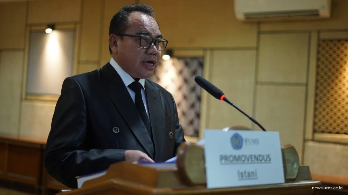 UMS Selenggarakan Sidang Doktor Bahas Kebijakan Food Estate Berbasis Kearifan Lokal