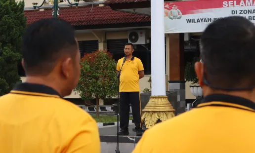 Polresta Sleman Rutin Gelar Olahraga Pagi untuk Tingkatkan Kebugaran dan Kebersamaan