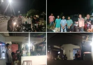 Patroli Malam Polsek Tibawa Cegah Balap Liar dan Jaga Kamtibmas