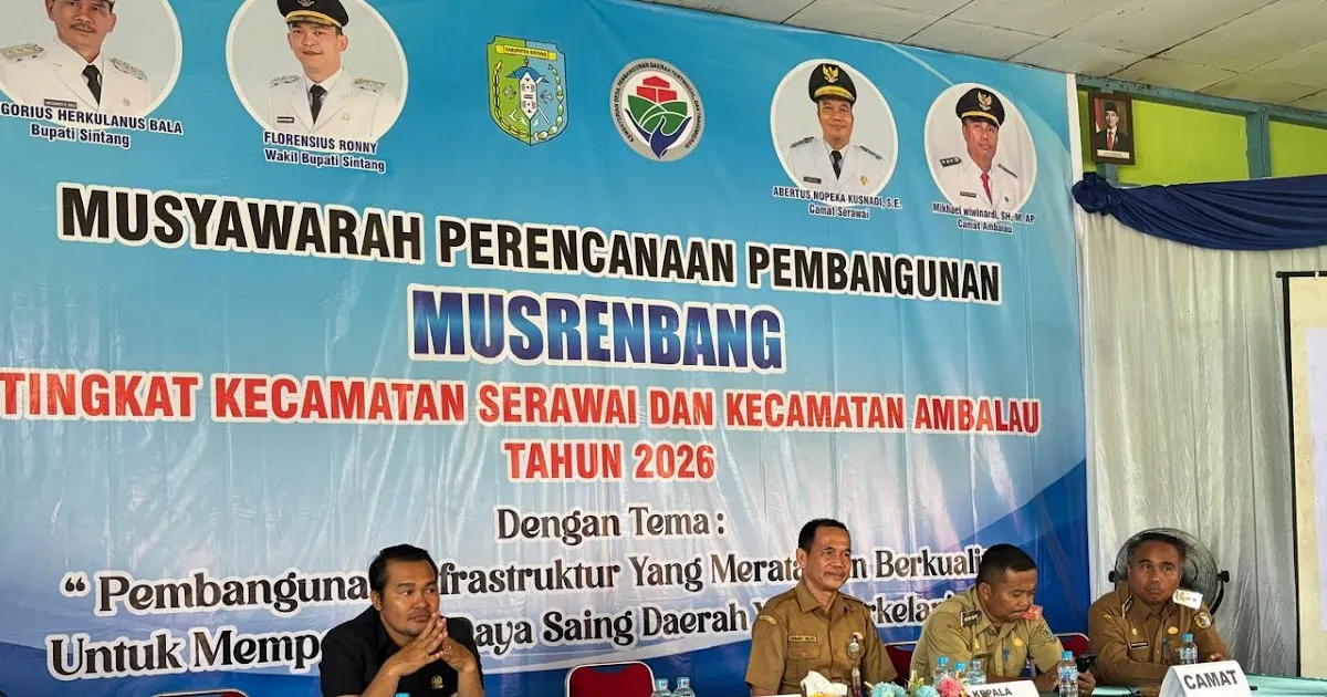 Bappeda Sintang Rencanakan Pembangunan 2027 di Serawai dan Ambalau