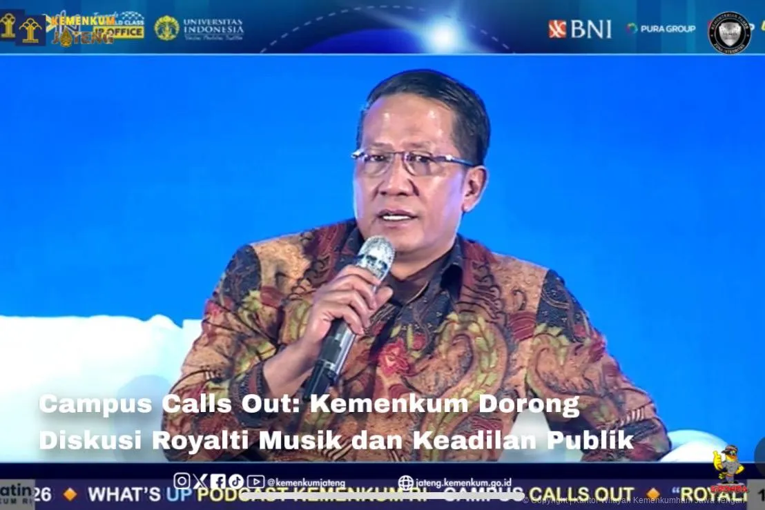 Diskusi Royalti Musik: Kemenkum Ajak Mahasiswa Bahas Keadilan Publik