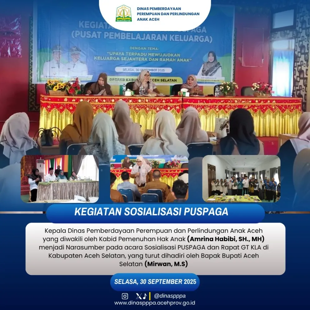 Sosialisasi PUSPAGA: Membangun Pembelajaran Keluarga