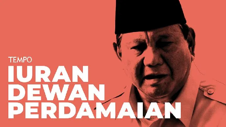 Indonesia Setujui Iuran US$ 1 Miliar untuk Dewan Perdamaian Dukung Gaza