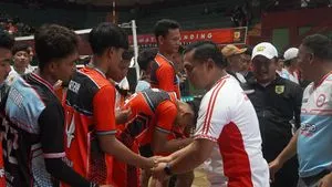 Kapolres Wonogiri Dukung Turnamen Voli Piala Bupati 2025