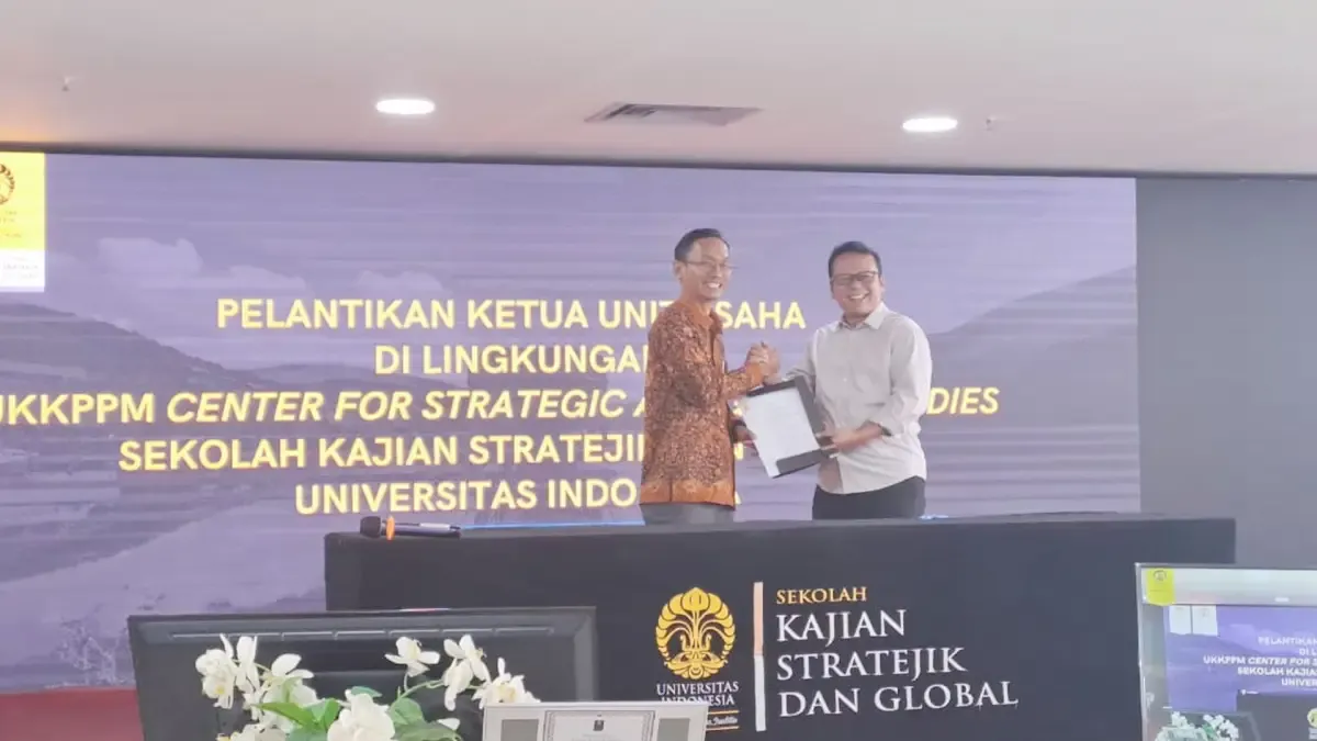 Guntur Subagja Mahardika Dilantik Kembali Sebagai Ketua Pusat Riset CSPS SKSG UI