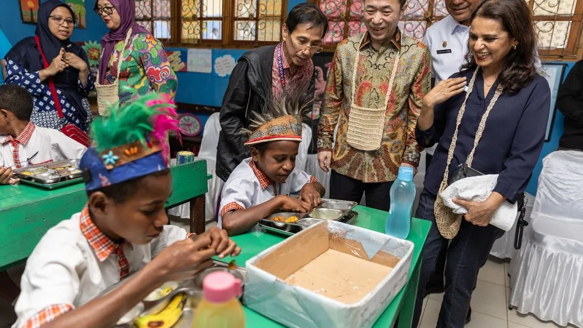 Kedubes Tiongkok Kunjungi Program Gizi Ibu Anak di Papua