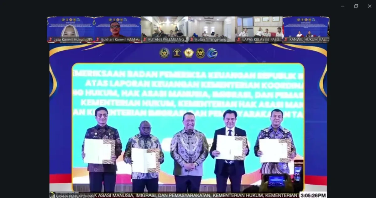 Kanwil Kemenkum DIY Tingkatkan Transparansi Keuangan Melalui Entry Meeting BPK RI