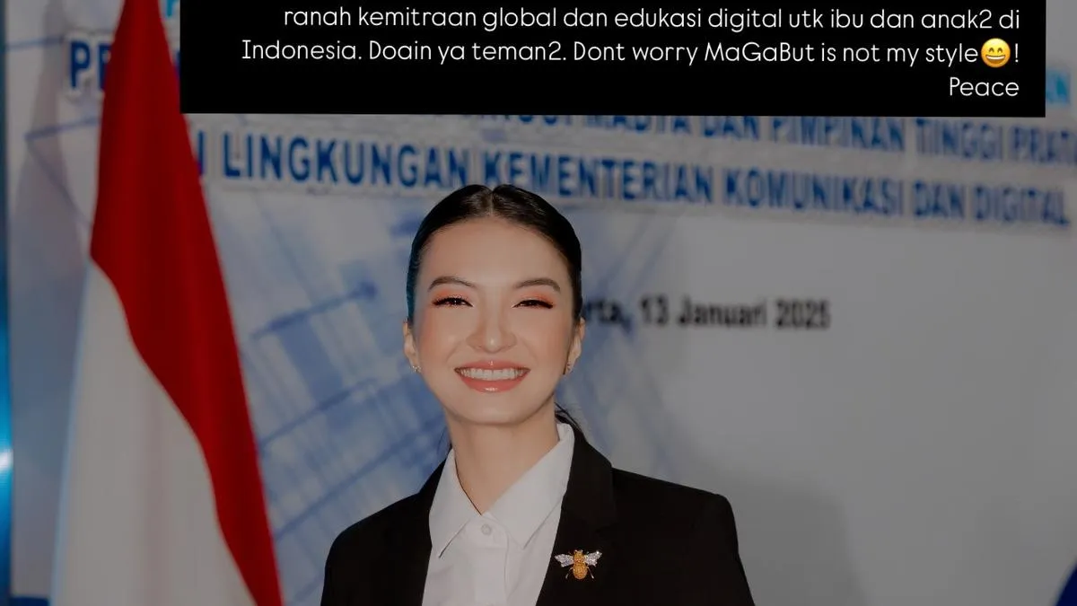 Raline Shah Dilantik sebagai Staf Khusus Kementerian Komunikasi dan Digital