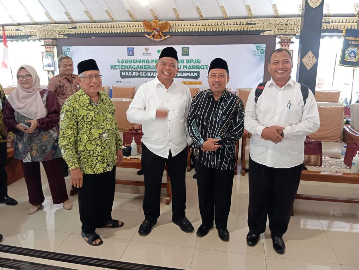 Pemkab dan Kemenag Sleman Luncurkan BPJS Ketenagakerjaan untuk 1.545 Marbot