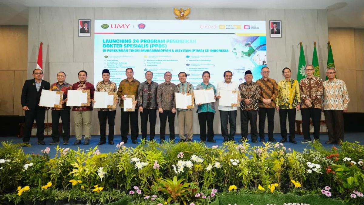 24 Program Pendidikan Dokter Spesialis Resmi Diluncurkan di PTMA untuk Kesehatan Nasional