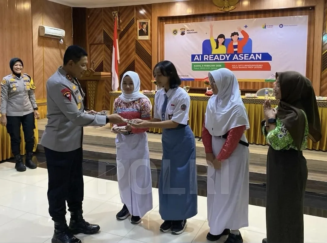 Polda Jateng dan Mafindo Tingkatkan Literasi AI Beretika bagi Pelajar
